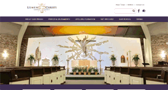Desktop Screenshot of lumenchristiparish.org