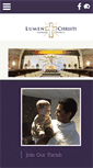 Mobile Screenshot of lumenchristiparish.org